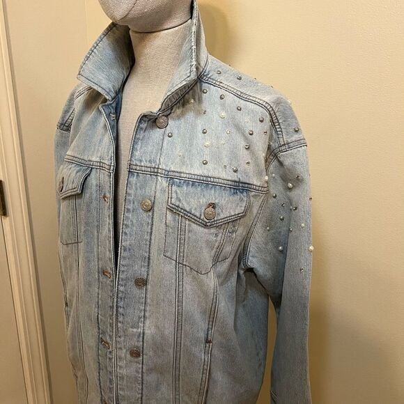 Express Denim Jacket. Size XS/S Great Condition - Picture 3 of 8